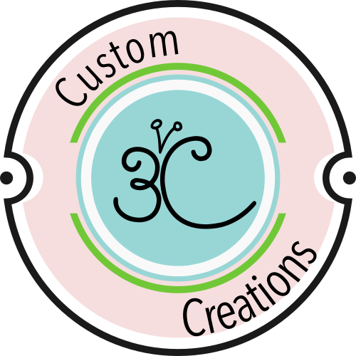 3C Custom Creations butterfly logo